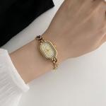 FANMIS Women's Vintage Oval Gold Bracelet Watch