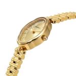 BERNY Gold Watches for Women Dainty Ladies Wristwatch Vintage Copper Mirrors Shape Japanese Quartz Movement 3ATM Waterproof All Stainless Steel Fashion Female Wrist Watch Luxury Birthday Gifts