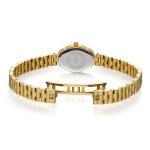 BERNY Gold Watches for Women Dainty Ladies Wristwatch Vintage Copper Mirrors Shape Japanese Quartz Movement 3ATM Waterproof All Stainless Steel Fashion Female Wrist Watch Luxury Birthday Gifts