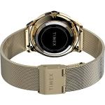 Timex Women's Modern Easy Reader 32mm Watch – Gold-Tone Case White Dial with Gold-Tone Stainless Steel Mesh Bracelet
