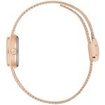 Bulova Goddess of Time Tiger's Eye Dial Rose Gold-Tone Mesh Bracelet Watch 17mm - 97L185