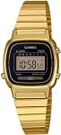 Casio Women's Gold-tone Vintage Digital Alarm Watch