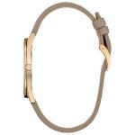 Citizen Unisex Eco-Drive Dress Classic Eco Watch, Beige Leather Strap, Pink Dial, 2 Hand (Model: AR3123-00X)