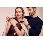 Citizen Unisex Eco-Drive Dress Classic Eco Watch, Beige Leather Strap, Pink Dial, 2 Hand (Model: AR3123-00X)