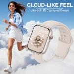 10 Pack Silicone Bands Compatible with Apple Watch 38mm 40mm 41mm 42mm 44mm 45mm 46mm 49mm Women Men, Soft Waterproof Replacement Wrist Sport Band for iWatch Series 11 10 9 8 7 6 5 4 3 2 1 SE Ultra