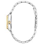 Citizen Women's Eco-Drive Corso Classic Watch in Two-Tone Stainless Steel, Black Dial (Model: EW2299-50E)