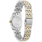 Citizen Women's Eco-Drive Corso Classic Watch in Two-Tone Stainless Steel, Black Dial (Model: EW2299-50E)