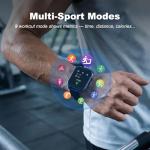 iTour Smart Watch, Real Time Smart Translation Watch, Two-way Instant Voice Translation, Online & Offline Language Translator Device for Men Women, AI Translator Smartwatch with Health Fitness Tracker