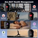 iTour Smart Watch, Real Time Smart Translation Watch, Two-way Instant Voice Translation, Online & Offline Language Translator Device for Men Women, AI Translator Smartwatch with Health Fitness Tracker