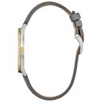 Citizen Unisex Eco-Drive Dress Classic Eco Watch, Two-Tone Stainless Steel Bracelet, Gray Leather Strap, 2 Hand (Model: AR3124-07H)