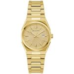 Bulova Ladies Dress Classic 3-Hand Calendar Date Quartz Watch, Stainless Steel Bracelet, Patterned Dial, 28mm