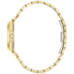 Bulova Ladies Dress Classic 3-Hand Calendar Date Quartz Watch, Stainless Steel Bracelet, Patterned Dial, 28mm