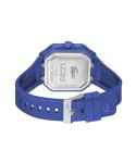 Lacoste LC33 Square Men’s Analog-Digital Watch - Silicone Strap, Octagonal TR90 Case, Textured Dial with Crocodile Logo, Polished Bezel - Bold, Sporty Timepiece - Gift for Him 35mm