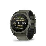 Garmin tactix® 8 – 51mm Cerakote, Premium Tactical GPS Smartwatch, AMOLED Display, Applied Ballistics® Solver, Olive Drab Premium Cerakote Coating