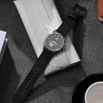 BISONSTRAP Men’s Nylon Watch Bands, Two-Piece Military Watch Straps, Quick Release, Brushed Buckle, 18mm, Black (Black Buckle)