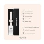 Hourstar Women's Analog Nurse Watch with Second Hand for Nursing, 12/24 Time, Silicone Band, Easy Read