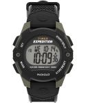 Timex Men's Expedition 41mm Watch - Black Strap Digital Dial Green Case