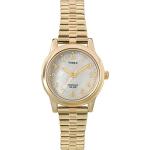 Timex Women's T2M827 Essex Avenue Gold-Tone Stainless Steel Expansion Band Watch