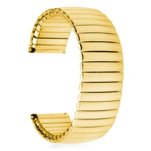 Hearkent 20mm Expansion Watch Bands,Stainless Steel Watchbands,Unisex (Gold, Regular 20mm)