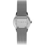 Timex Women's Easy Reader 25mm Watch – Silver-Tone Case White Dial with Silver-Tone Stainless Steel Mech Bracelet