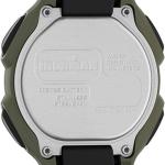 Timex Men's Ironman Triathlon Classic 30 38mm Resin Strap Watch – Green Case Black Top Ring with Black Resin Strap