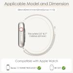 BELONGME 3-Pack Mesh Loop Apple Watch Bands