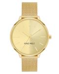 Nine West Women's Sunray Dial Mesh Bracelet Watch