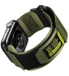 Nereides Compatible with Apple Watch Series 11 Band Series 10/9/8/7/6/5/4/SE/SE2/SE3/Ultra 3/2/1, Nylon Sports Strap with Woven Design for 49mm/46mm/45mm/44mm (L, Army Green)