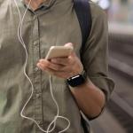 Nereides Compatible with Apple Watch Series 11 Band Series 10/9/8/7/6/5/4/SE/SE2/SE3/Ultra 3/2/1, Nylon Sports Strap with Woven Design for 49mm/46mm/45mm/44mm (L, Army Green)