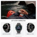 Garmin fēnix® 8 Pro, 51mm, AMOLED Display, Premium Connected Multisport GPS Smartwatch, inReach® Technology, Sapphire, Titanium with Graphite/Black Silicone Band