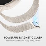 GEAK 18mm 20mm 22mm Metal Watch Band Compatible with Garmin Vivoactive 5 Watch Bands, Vivoactive 6/3/Venu 3S/2S, Quick Release Stainless Steel Milanese Loop Mesh Strap for Venu 3/Venu 2 Men Women