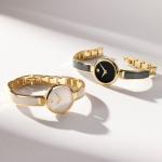 Movado Moda Women's Watch - Swiss Quartz 2H Movement, Plated Stainless Steel, Adjustable Bangle - 3 ATM Water Resistance - Luxury Fashion Timepiece for Her - 24mm