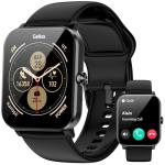 QONBINK Smart Watch, Smartwatches for Men Women, 1.85" HD Fitness Tracker (Answer/Make Calls), 120+ Sport Modes, Heart Rate/Sleep Monitor, IP68 Waterproof Fitness Watch, Smartwatch for Android iOS