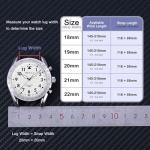 WOCCI 22mm Bicolor Watch Band, Silicone Rubber, Quick Release Replacement Strap for Men and Women, Black Stainless Steel Buckle (Black-Grey)