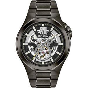 Bulova Men's Black Dial Watch - 98A179