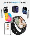 Smart Watch for Women Men- Answer/Make Call, 2025 1.91'' IP68 Waterproof Fitness Step Sleep Tracker Watch with Heart Rate Monitor Activity Counter Smartwatch for Andriod iPhone iOS Samsung Compatible