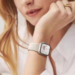 Easuny 8 Pack Bands for Women Compatible with Apple Watch 40mm 41mm 38mm 42mm 44mm 45mm 46mm 49mm iWatch Series 11 10 9 8 7 6 5 4 3 Ultra SE 3 SE 2nd, Soft Silicone Floral Engraved Dressy Wrist Straps