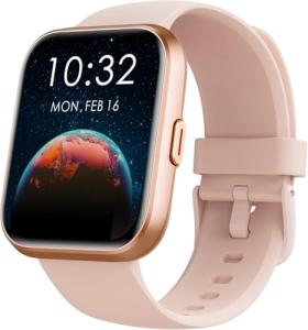 Smart Watch for Women Android & iPhone, Alexa Built-in, 1.8" Touch Screen Fitness Tracker with Answer/Make Calls, IP68 Waterproof Heart Rate/Sleep/SpO2 Monitor, Pedometer, 100+ Sport Modes