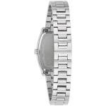 Bulova Ladies Dress Classic Diamond 3-Hand Quartz Watch, Stainless Steel Bracelet, 26x35mm Case