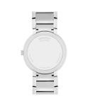 Movado Sapphire Men's Luxury Quartz Watch - Swiss Movement, Stainless Steel Bracelet, Water-Resistant to 3ATM - Classic Timepiece - Gift for Him - 39mm