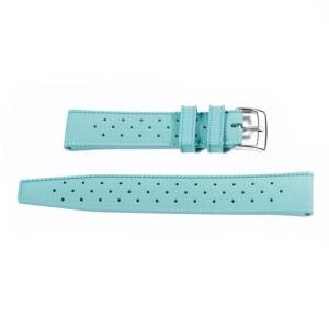 ADDIESDIVE Fast-Release 20mm FKM Rubber Watch Strap Waterproof Breathable Replacement Watchband Light Blue Sport/Daily Watch Strap for Unisex Easy-to-Adjust Band