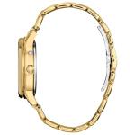 Citizen Women's Eco-Drive Calendrier, Moon Phase Diamond Accents Dial, Gold-Tone Stainless Case and Bracelet Watch (Model: FD0002-57D)