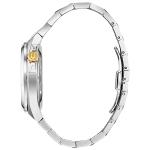 Bulova Men's Classic Maquina Stainless Steel 3-Hand Automatic Watch, Skeleton Dial with Gold Tone Accents Style: 98A224