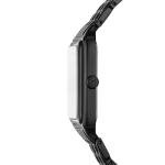 Fossil Women's Raquel Three-Hand Date Black Stainless Steel Bracelet Watch (Model: ES5340)