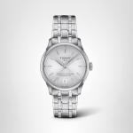 Tissot Womens Tissot Chemin des Tourelles Powermatic 80 34 mm 316L Stainless Steel case Automatic Watches, Grey, Stainless Steel, 18 (T1392071103100)
