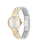 Movado Museum Classic Women's Watch - Swiss Quartz Movement, Stainless Steel Link Bracelet - 3 ATM Water Resistance - Classic, Luxury Fashion Timepiece for Her - 29.5mm