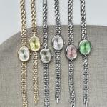 PASOY Women’s Bracelet Watch Small Face – Elegant Oval Quartz Analog Wristwatch with Metal Link Band, Gold & Silver Options, Slim Roman Numeral Dial Dress Watch for Ladies (Gold)