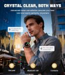 Smart Watches for Men Luxury for Android iPhone/50 Day Battery,Fitness Watch with Heart Rate/Blood Pressure/Sleep Monitor,Men's Smartwatch Amoled Display,100+ Sport Modes,IP68 Waterproof,Black, 40mm