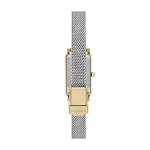 Skagen Women's Hagen Micro Two-Hand Silver & Gold Stainless Steel Mesh Band Watch (Model: SKW3147)