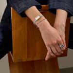 Skagen Women's Hagen Micro Two-Hand Silver & Gold Stainless Steel Mesh Band Watch (Model: SKW3147)